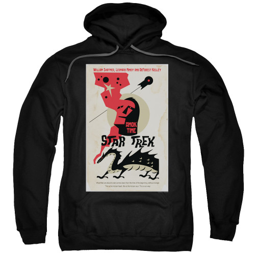 Image for Star Trek Juan Ortiz Episode Poster Hoodie - Ep. 30 Amok Time on Black