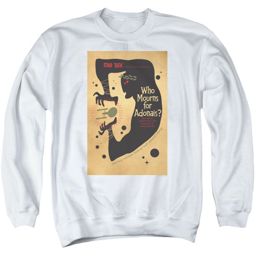 Image for Star Trek Juan Ortiz Episode Poster Crewneck - Ep. 31 Who Mourns for Adonais