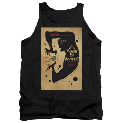 Image for Star Trek Juan Ortiz Episode Poster Tank Top - Ep. 31 Who Mourns for Adonais on Black