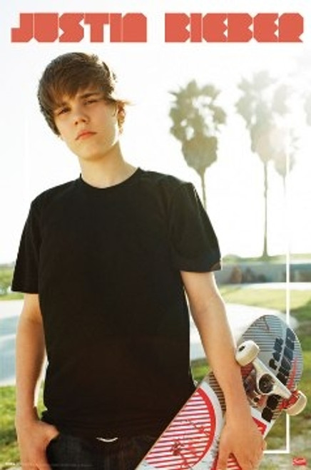Justin Bieber Poster - Skateboard