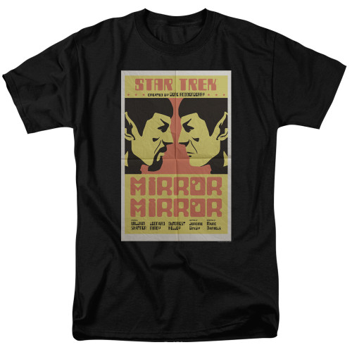 image for Star Trek Juan Ortiz Episode Poster T-Shirt - Ep. 33 Mirror Mirror on Black