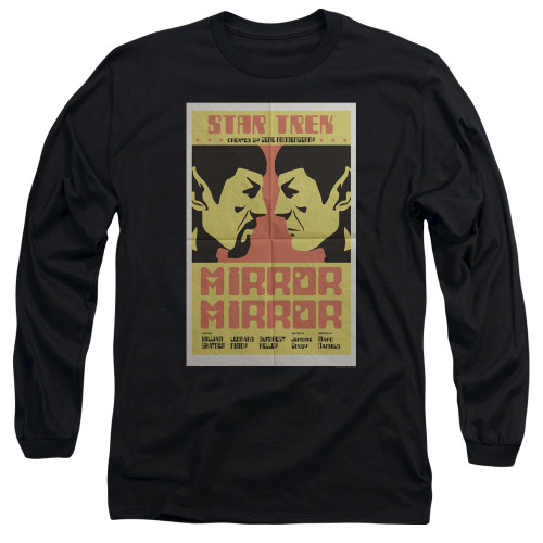 Image for Star Trek Juan Ortiz Episode Poster Long Sleeve Shirt - Ep. 33 Mirror Mirror on Black