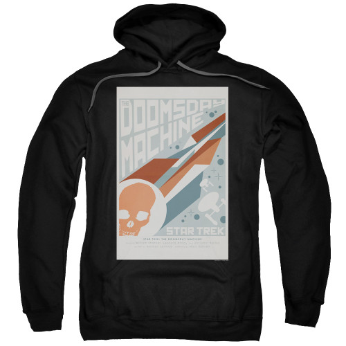 Image for Star Trek Juan Ortiz Episode Poster Hoodie - Ep. 35 the Doomsday Machine on Black