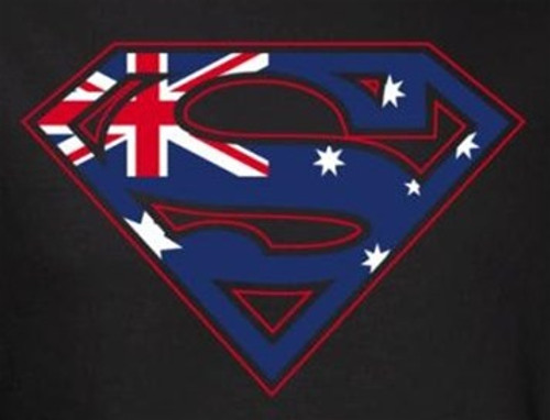 Superman T-Shirt - Australian Flag Shield