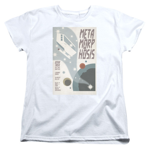 Image for Star Trek Juan Ortiz Episode Poster Womans T-Shirt - Ep. 38 Metamorphosis