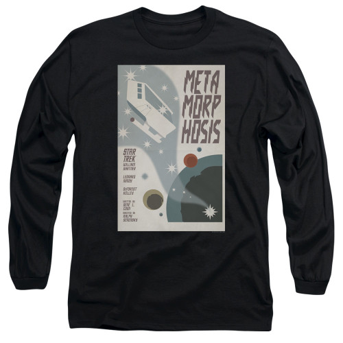 Image for Star Trek Juan Ortiz Episode Poster Long Sleeve Shirt - Ep. 38 Metamorphosis on Black