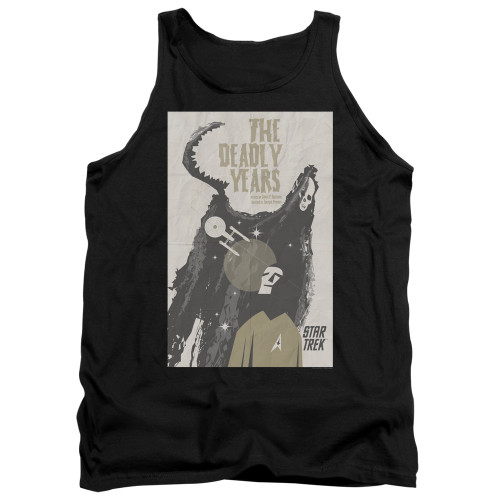 Image for Star Trek Juan Ortiz Episode Poster Tank Top - Ep. 41 the Deadly Years on Black