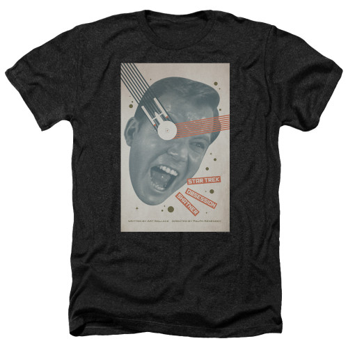 Image for Star Trek Juan Ortiz Episode Poster Heather T-Shirt - Ep. 42 Obsession on Black