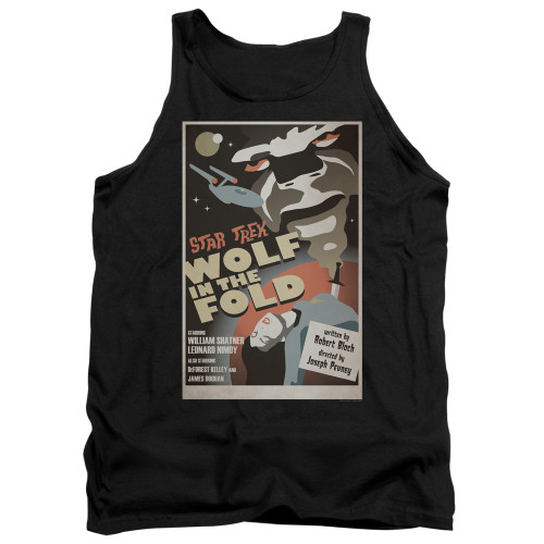 Image for Star Trek Juan Ortiz Episode Poster Tank Top - Ep. 43 Wolf in the Fold on Black