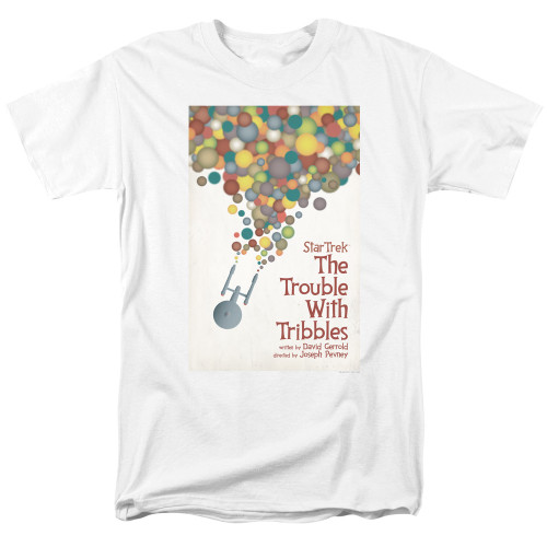 Star Trek Juan Ortiz Episode Poster T-Shirt - Ep. 44 the Trouble With Tribbles