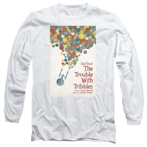 Image for Star Trek Juan Ortiz Episode Poster Long Sleeve Shirt - Ep. 44 the Trouble With Tribbles