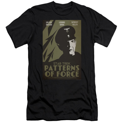 Image for Star Trek Juan Ortiz Episode Poster Premium Canvas Premium Shirt - Ep. 50 Patterns of Force on Black