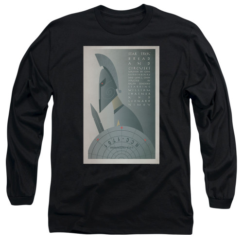 Image for Star Trek Juan Ortiz Episode Poster Long Sleeve Shirt - Ep. 54 Bread and Circuses on Black