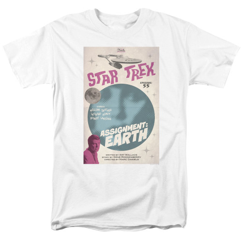 Image for Star Trek Juan Ortiz Episode Poster T-Shirt - Ep. 55 Assignment: Earth