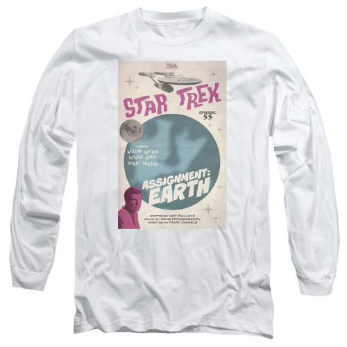 Image for Star Trek Juan Ortiz Episode Poster Long Sleeve Shirt - Ep. 55 Assignment: Earth