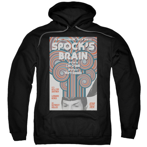 Image for Star Trek Juan Ortiz Episode Poster Hoodie - Ep. 56 Spock's Brain on Black