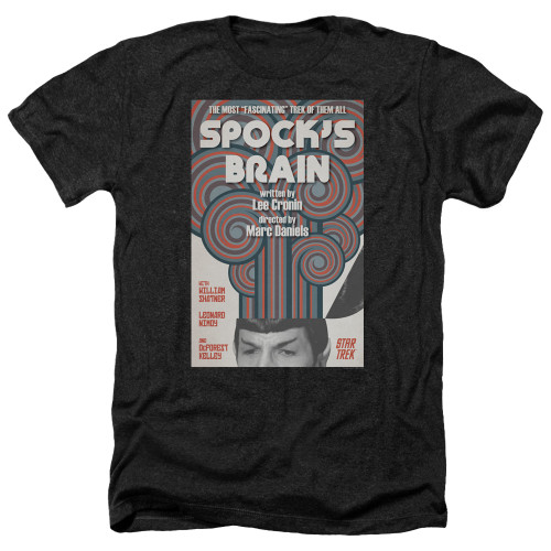 Image for Star Trek Juan Ortiz Episode Poster Heather T-Shirt - Ep. 56 Spock's Brain on Black