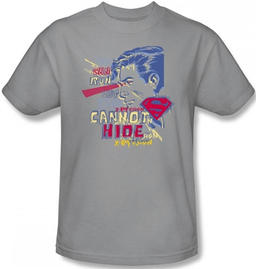 Image Closeup for Superman T-Shirt - You Can Run