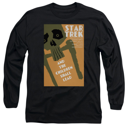 Star Trek Juan Ortiz Episode Poster Long Sleeve Shirt - Ep. 59 And the Children Shall Lead on Black