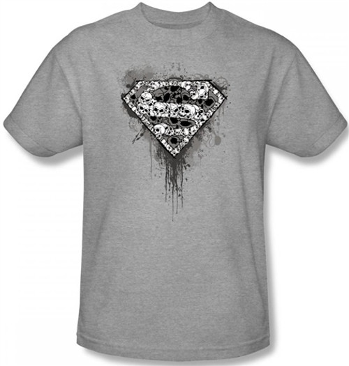 Superman T-Shirt - Many Super Skulls Logo