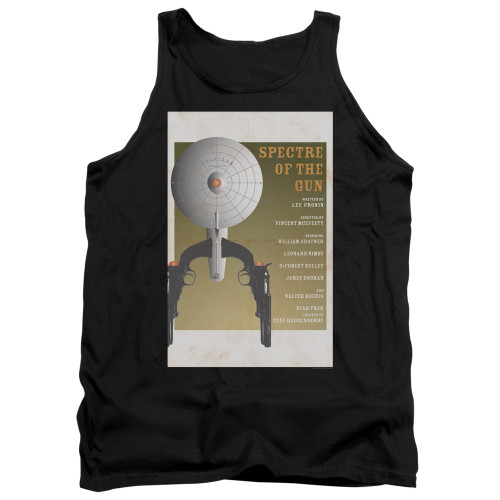 Image for Star Trek Juan Ortiz Episode Poster Tank Top - Ep. 62 Spectre of the Gun on Black