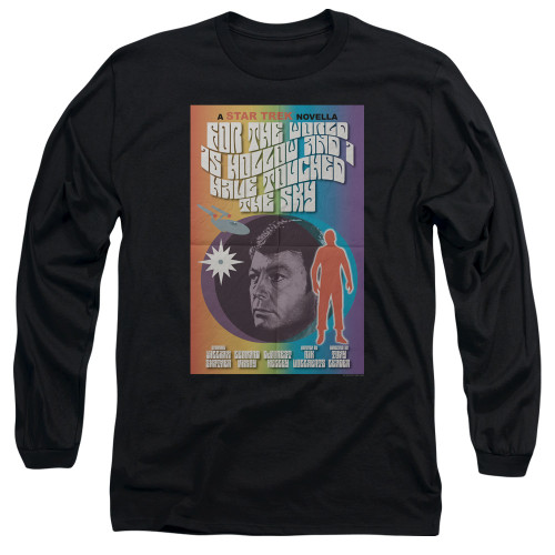 Image for Star Trek Juan Ortiz Episode Poster Long Sleeve Shirt - Ep. 63 For the World is Hollow and I have Touched the Sky on Black