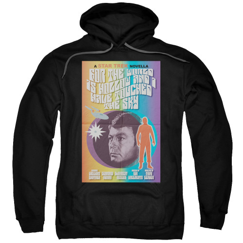 Image for Star Trek Juan Ortiz Episode Poster Hoodie - Ep. 63 For the World is Hollow and I have Touched the Sky on Black