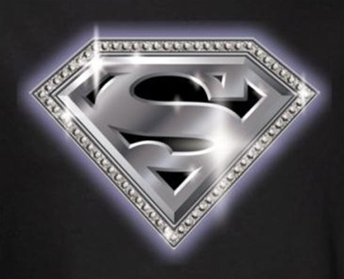 Superman T-Shirt - Bling Shield Logo