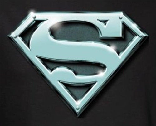 Superman T-Shirt - Chrome Shield Logo