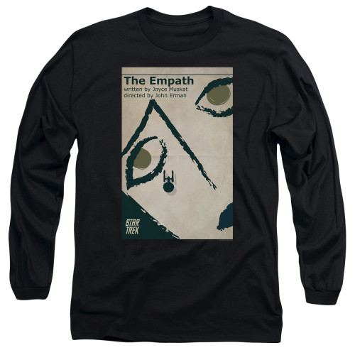 image for Star Trek Juan Ortiz Episode Poster Long Sleeve Shirt - Ep. 67 the Empath on Black 