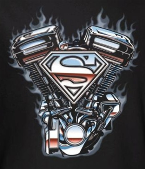 Superman T-Shirt - V Twin Logo