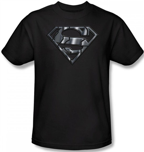 Image Closeup for Superman T-Shirt - Mech Shield Logo