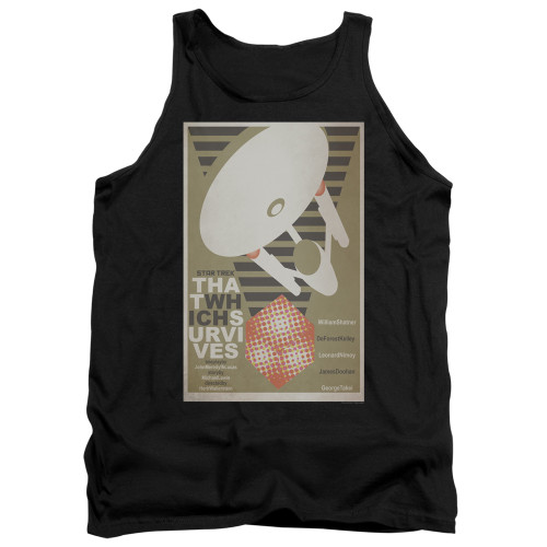 Star Trek Juan Ortiz Episode Poster Tank Top - Ep. 72 That Which Survives on Black