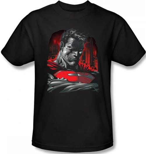 Image Closeup for Superman T-Shirt - Man of Steel