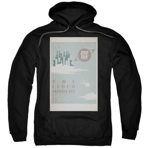 Star Trek Juan Ortiz Episode Poster Hoodie - Ep. 76 The Cloud Minders on Black