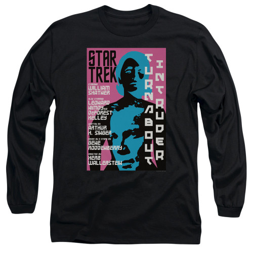 image for Star Trek Juan Ortiz Episode Poster Long Sleeve Shirt - Ep. 79 Turnabout Intruder on Black