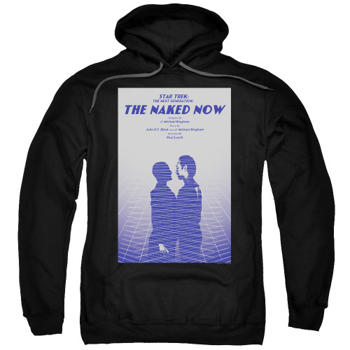 Image for Star Trek the Next Generation Juan Ortiz Episode Poster Hoodie - Season 1 Ep. 3 the Naked Now on Black