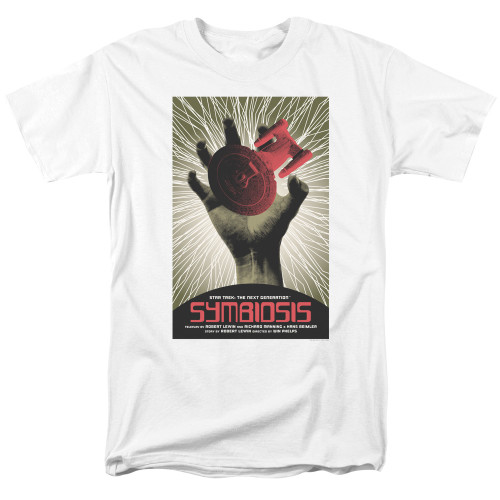 Image for Star Trek the Next Generation Juan Ortiz Episode Poster T-Shirt - Season 1 Ep. 22 Symbiosis