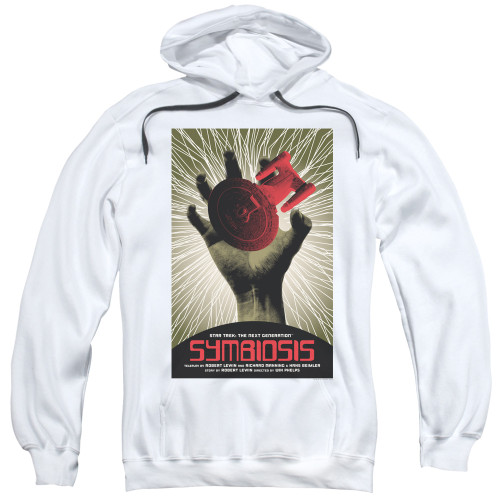 Image for Star Trek the Next Generation Juan Ortiz Episode Poster Hoodie - Season 1 Ep. 22 Symbiosis