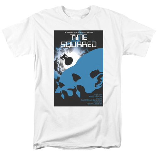 Image for Star Trek the Next Generation Juan Ortiz Episode Poster T-Shirt - Season 2 Ep. 13 Time Squared