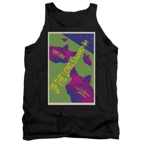 Image for Star Trek the Next Generation Juan Ortiz Episode Poster Tank Top - Season 2 Ep. 18 Up the Long Ladder on Black