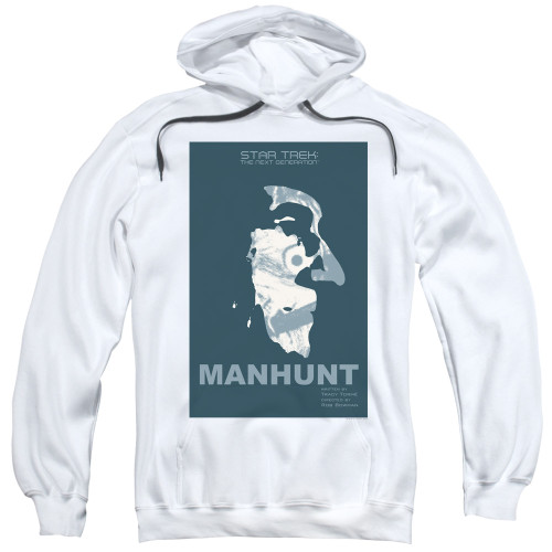 Image for Star Trek the Next Generation Juan Ortiz Episode Poster Hoodie - Season 2 Ep. 19 Manhunt