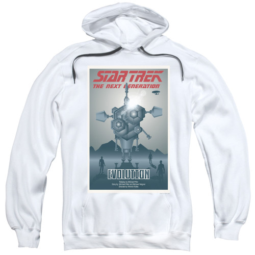 Image for Star Trek the Next Generation Juan Ortiz Episode Poster Hoodie - Season 3 Ep. 1 Evolution