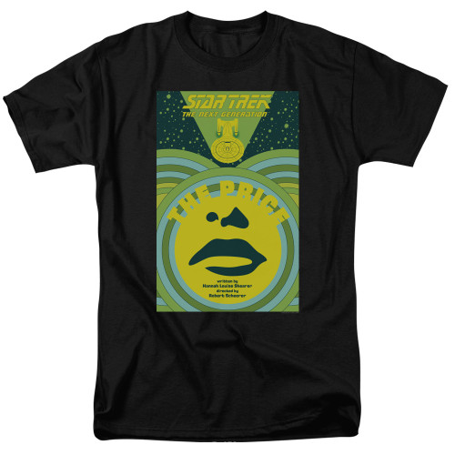 Image for Star Trek the Next Generation Juan Ortiz Episode Poster T-Shirt - Season 3 Ep. 8 the Price on Black