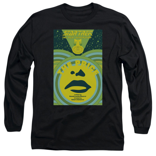 Image for Star Trek the Next Generation Juan Ortiz Episode Poster Long Sleeve Shirt - Season 3 Ep. 8 the Price on Black