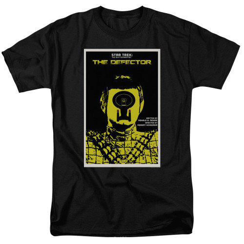 Image for Star Trek the Next Generation Juan Ortiz Episode Poster T-Shirt - Season 3 Ep. 10 the Defector on Black