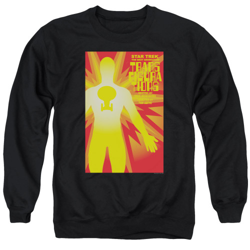 Image for Star Trek the Next Generation Juan Ortiz Episode Poster Crewneck - Season 3 Ep. 25 Transfigurations on Black