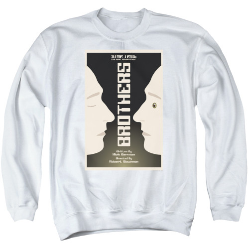 Image for Star Trek the Next Generation Juan Ortiz Episode Poster Crewneck - Season 4 Ep. 3 Brothers