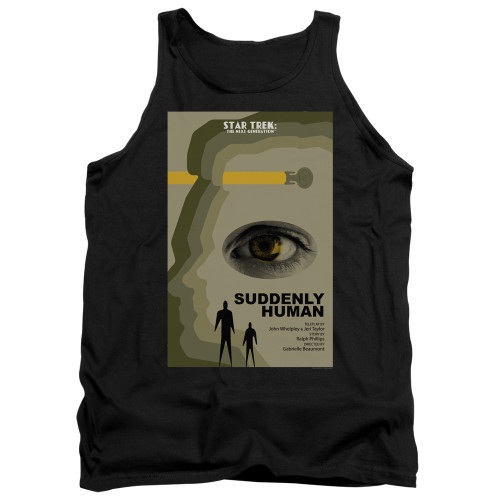 Image for Star Trek the Next Generation Juan Ortiz Episode Poster Tank Top - Season 4 Ep. 4 Suddenly Human on Black