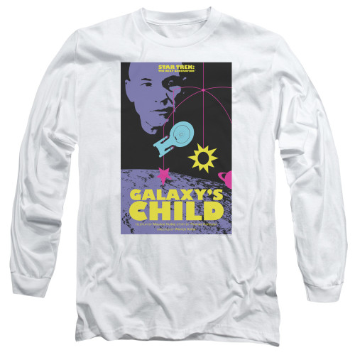 Image for Star Trek the Next Generation Juan Ortiz Episode Poster Long Sleeve Shirt - Season 4 Ep. 16 Galaxy's Child